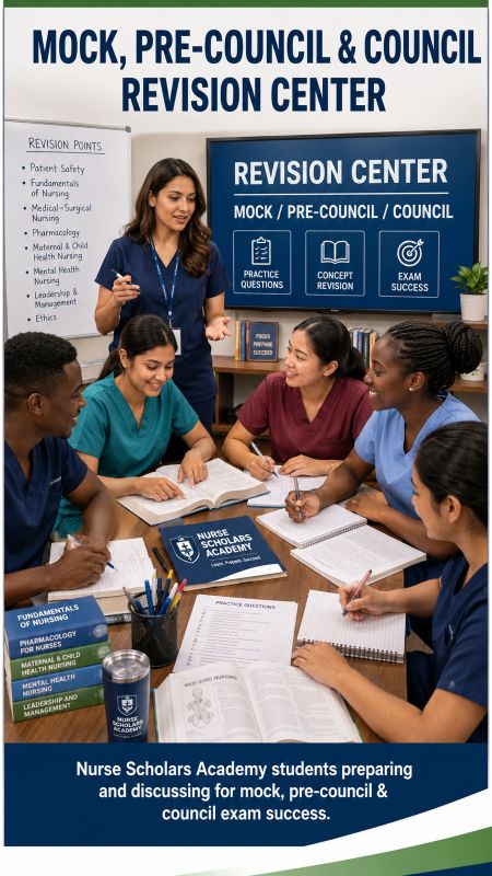 Mock, pre-council and council exam revision resources